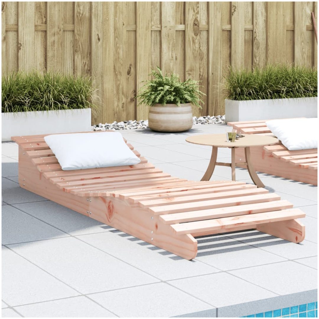 Solsäng massivt douglasträ vidaXL 205 x 60 x 31.5 cm