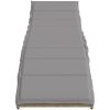 Solsäng med dyna beige 55x199x50 cm konstrotting vidaXL – miniatyr 4