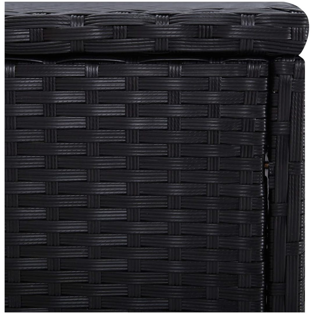 Solsäng med dyna & sidobord konstrotting blå vidaXL – bild 9
