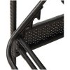 Solsäng med dyna svart 63x200x81 cm polyrotting (endast USA) vidaXL – miniatyr 7
