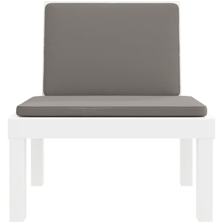 Solsäng med dynor antracit PP vidaXL – bild 3