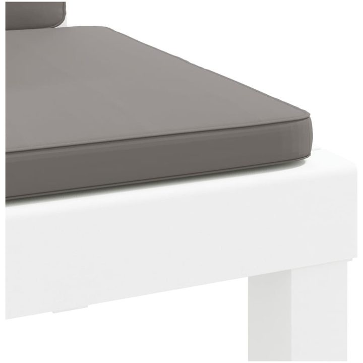 Solsäng med dynor antracit PP vidaXL – bild 6