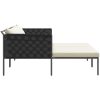 Solsäng med Kuddar för 2 Personer Antracit Stål vidaXL 115 x 153 x 69.5 cm – miniatyr 7