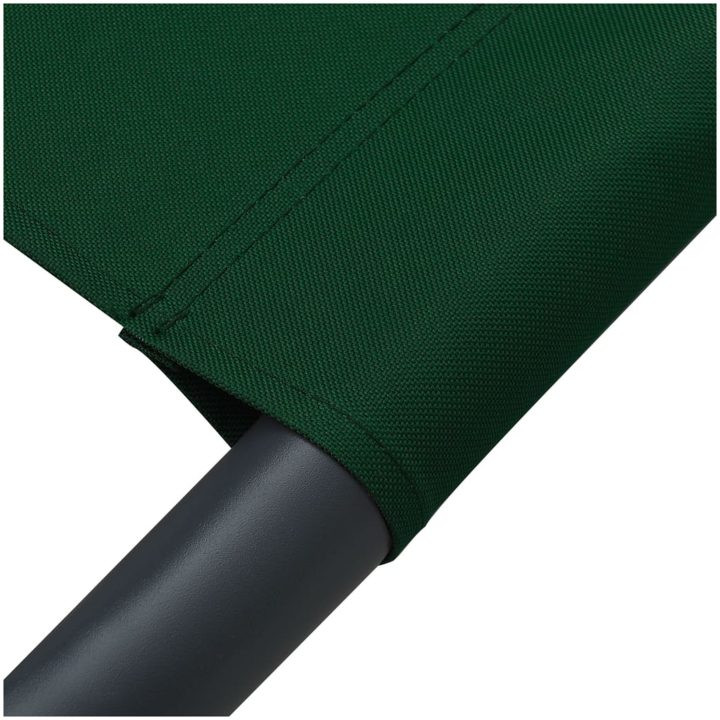 Solsäng med tak & kudde grön vidaXL 200 x 90 x 112 cm – bild 6