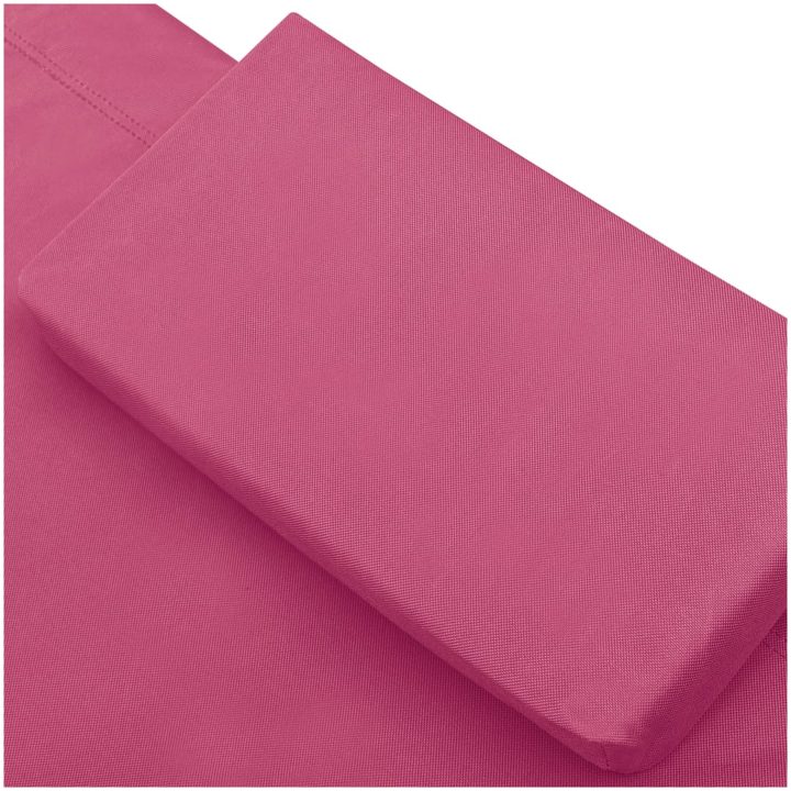 Solsäng med tak & kudde rosa vidaXL 200 x 90 x 112 cm – bild 5