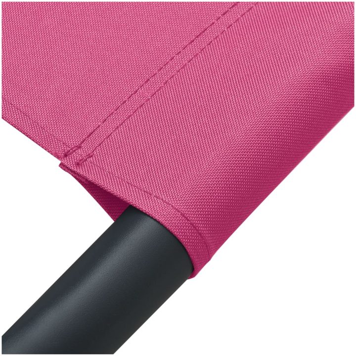 Solsäng med tak & kudde rosa vidaXL 200 x 90 x 112 cm – bild 6