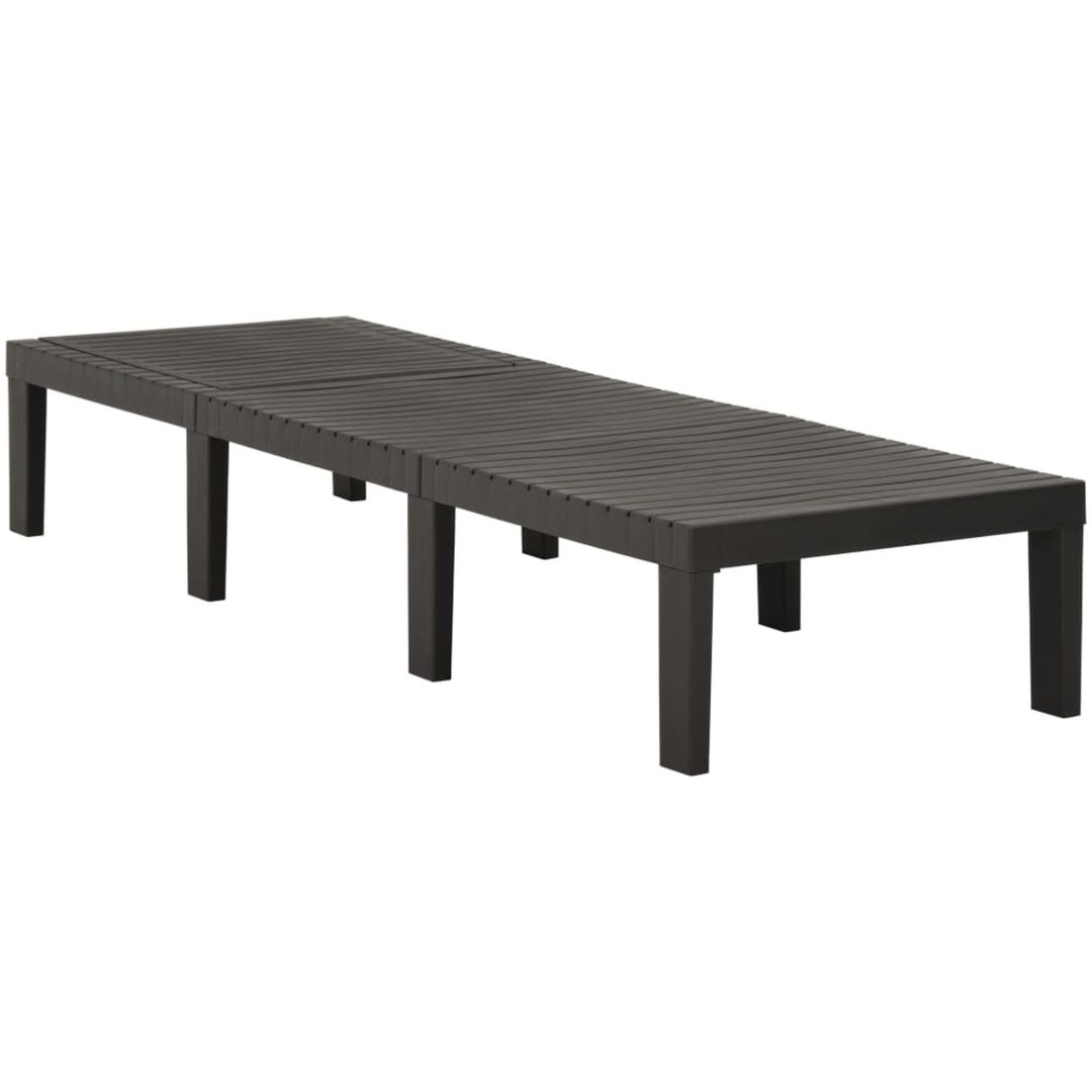 Solsäng plast anatracit vidaXL – bild 2