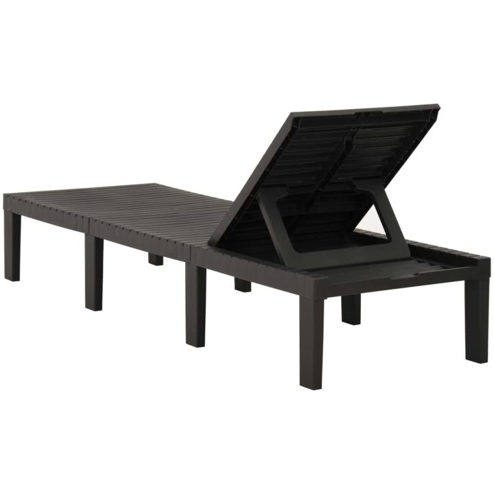 Solsäng plast anatracit vidaXL – bild 5