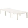 Solsäng plast vit vidaXL – miniatyr 2
