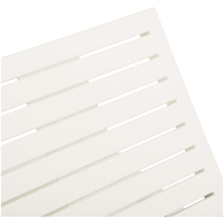 Solsäng plast vit vidaXL – bild 7
