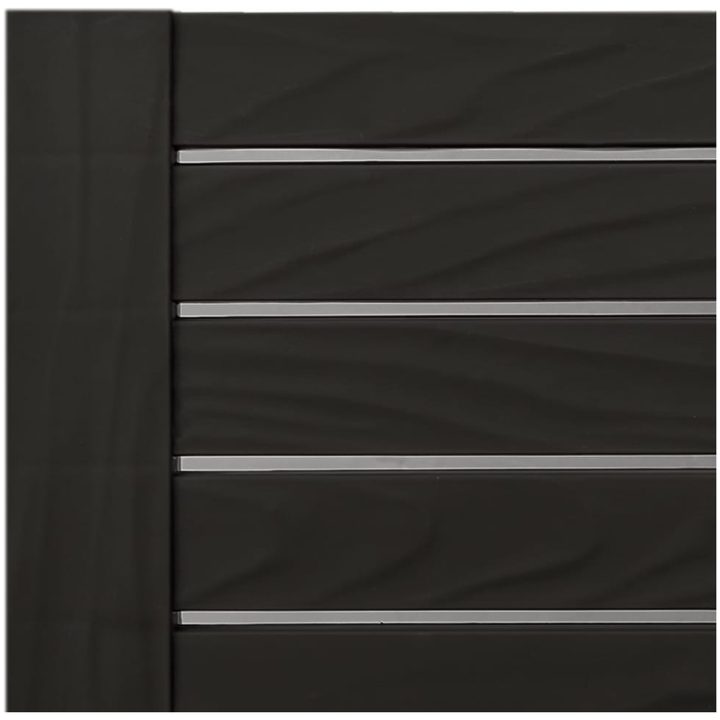 Solsäng svart 155x58x83 cm polypropylen vidaXL – bild 7