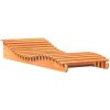 Solsäng vaxbrun massiv furu vidaXL 205 x 80 x 31.5 cm – miniatyr 2