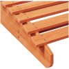 Solsäng vaxbrun massiv furu vidaXL 205 x 80 x 31.5 cm – miniatyr 7