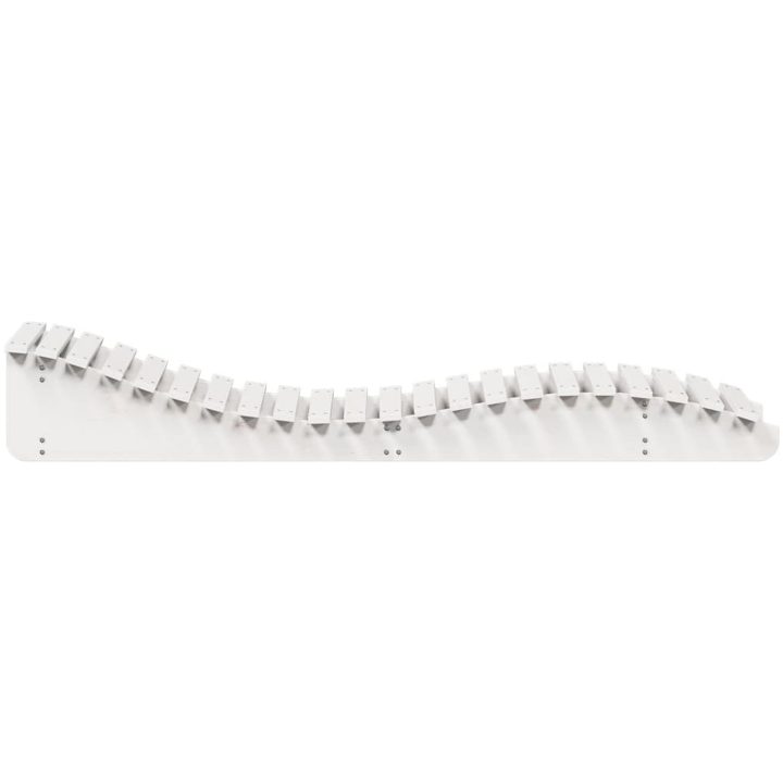 Solsäng vit massiv furu vidaXL 205 x 60 x 31.5 cm – bild 5