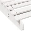 Solsäng vit massiv furu vidaXL 205 x 60 x 31.5 cm – miniatyr 7