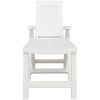 Solsäng vit plast vidaXL – miniatyr 3