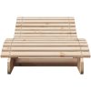 Solsängar 2 st massiv furu vidaXL 205 x 60 x 31.5 cm – miniatyr 5