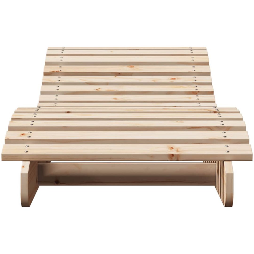 Solsängar 2 st massiv furu vidaXL 205 x 60 x 31.5 cm – bild 5