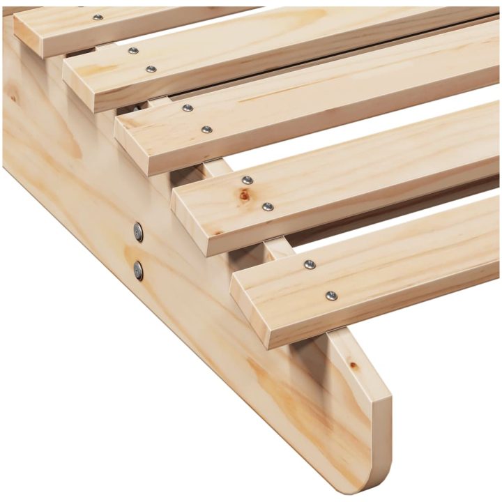 Solsängar 2 st massiv furu vidaXL 205 x 60 x 31.5 cm – bild 8