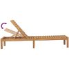 Solsängar 2 st massiv teak vidaXL – miniatyr 6