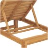 Solsängar 2 st massiv teak vidaXL – miniatyr 7