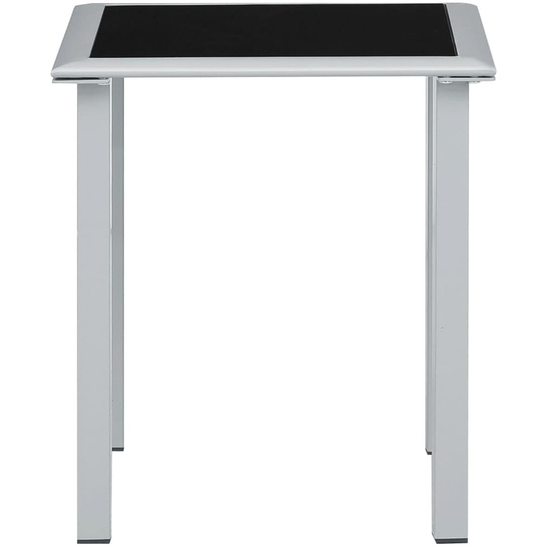 Solsängar 2 st med bord aluminium gräddvit vidaXL – bild 10