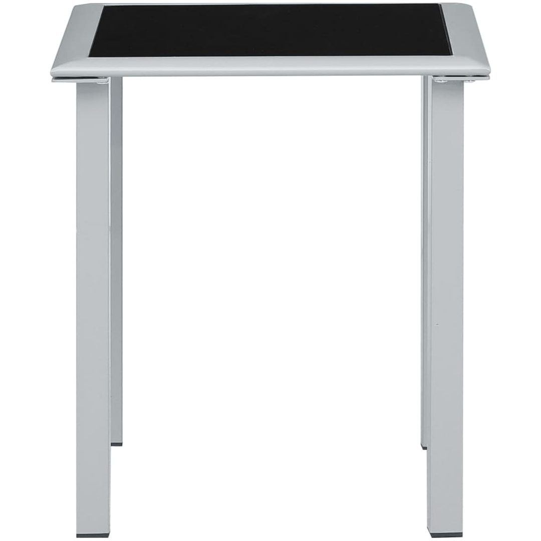 Solsängar 2 st med bord aluminium taupe vidaXL – bild 10