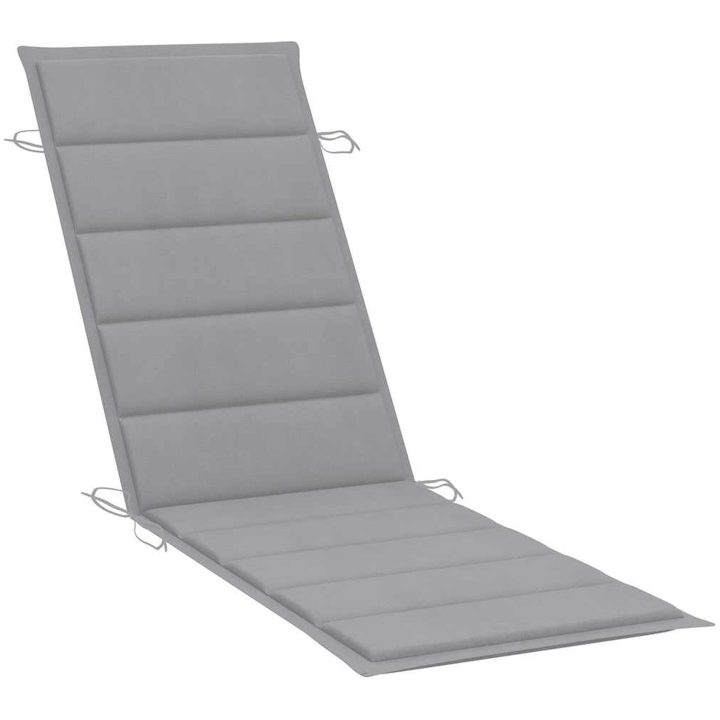 Solsängar 2 st med bord och dynor massivt akaciaträ vidaXL – bild 11