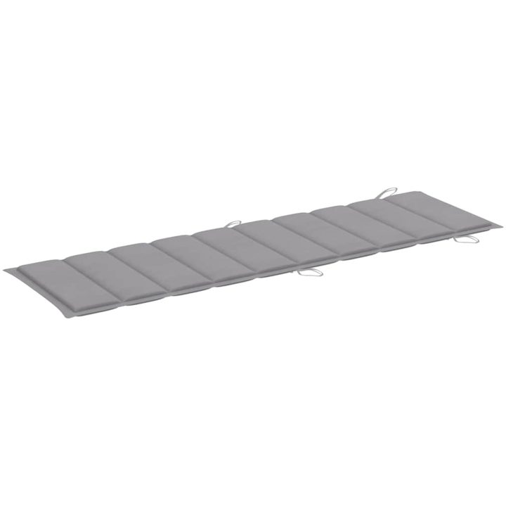 Solsängar 2 st med bord och dynor massivt akaciaträ vidaXL – bild 8