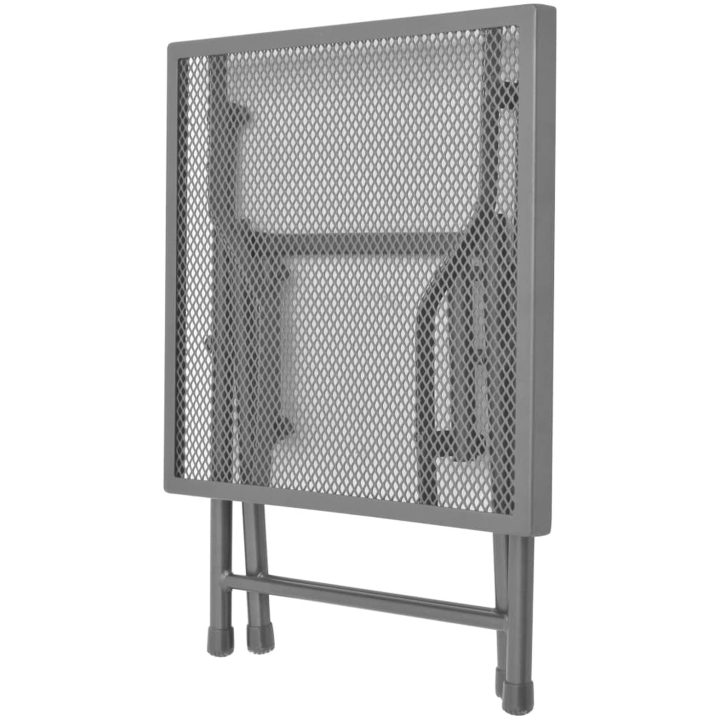 Solsängar 2 st med bord stål antracit vidaXL – bild 8