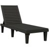 Solsängar 2 st svart 155x58x83 cm polypropylen vidaXL – miniatyr 4