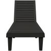 Solsängar 2 st svart 155x58x83 cm polypropylen vidaXL – miniatyr 5