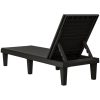 Solsängar 2 st svart 155x58x83 cm polypropylen vidaXL – miniatyr 7