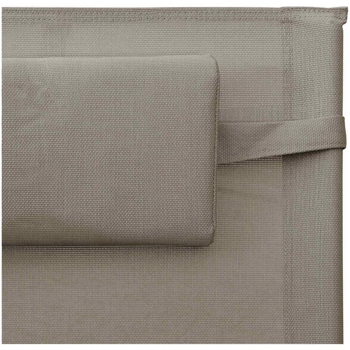 Solsängar 2 st textilen taupe och grå vidaXL – bild 7
