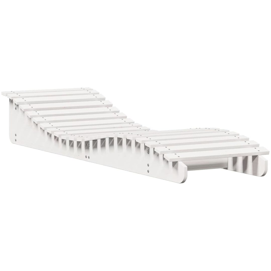 Solsängar 2 st vit massiv furu vidaXL 205 x 60 x 31.5 cm – bild 4