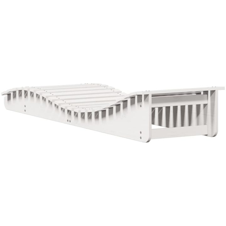 Solsängar 2 st vit massiv furu vidaXL 205 x 60 x 31.5 cm – bild 7