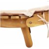 Solsängar med dynor 2 st beige massivt akaciaträ vidaXL – miniatyr 9