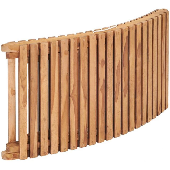 Solsängar med dynor 2 st massiv teak vidaXL – bild 10