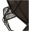 Solsängset Set om 3 Svart och gräddvit PE rattan, metall Fällbar vidaXL 35 x 35 x 32cm – miniatyr 10