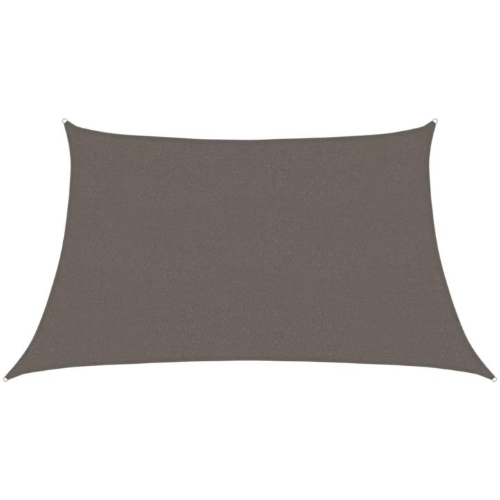 Solsegel 160 g/m² antracit HDPE vidaXL 3/4 x 2 m – bild 2