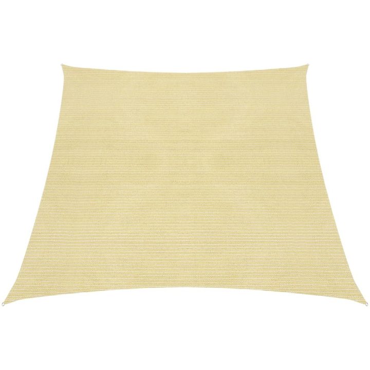 Solsegel 160 g/m² beige HDPE vidaXL 3/4 x 2 m – bild 2