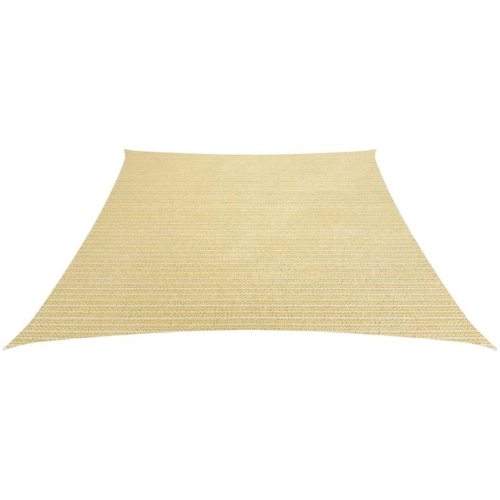 Solsegel 160 g/m² beige HDPE vidaXL 3/4 x 2 m – bild 3