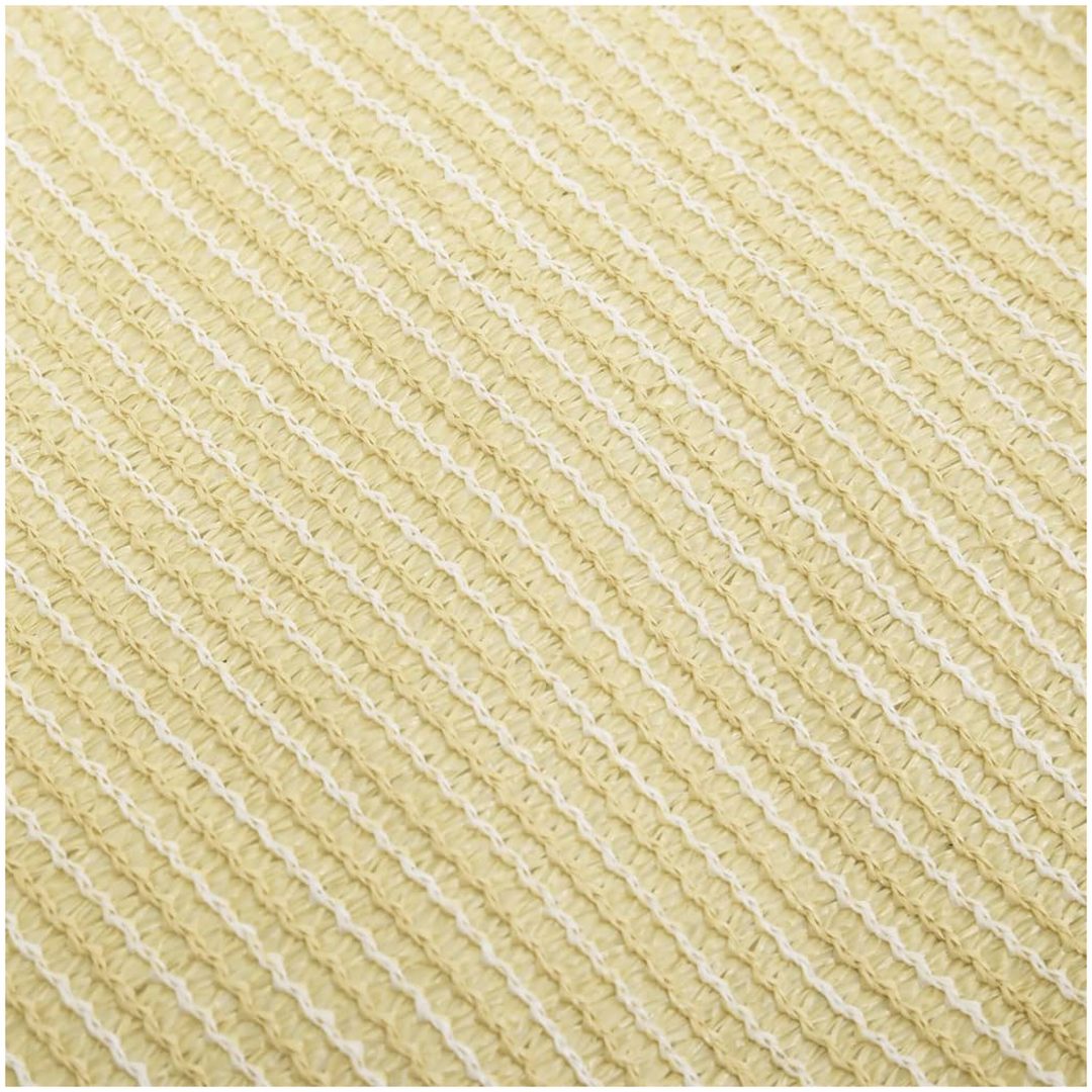 Solsegel 160 g/m² beige HDPE vidaXL 3/4 x 2 m – bild 4