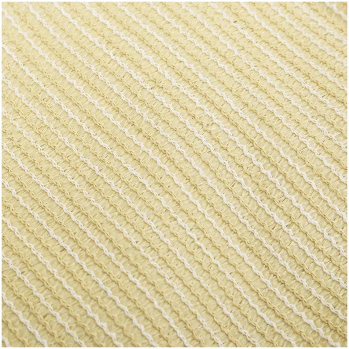 Solsegel 160 g/m² beige HDPE vidaXL 3/4 x 2 m – bild 4