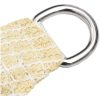Solsegel 160 g/m² beige HDPE vidaXL 3/4 x 2 m – miniatyr 5