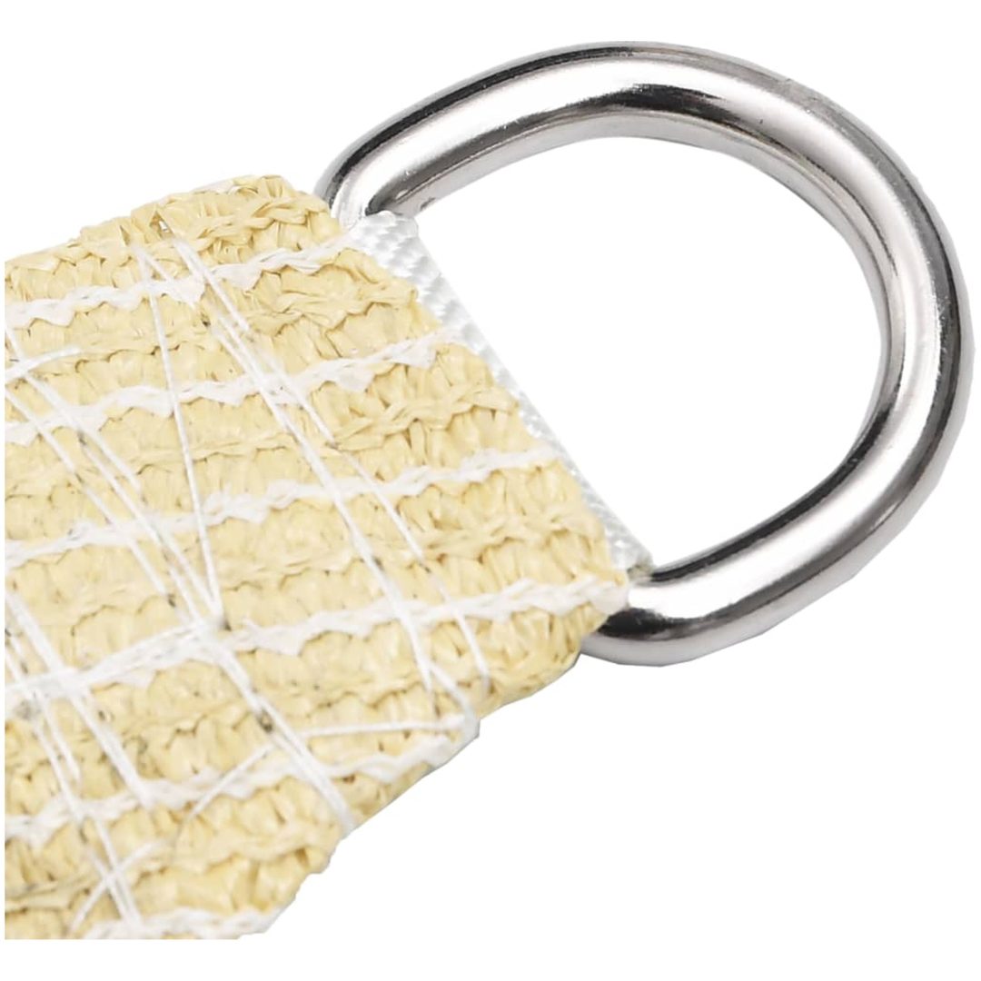 Solsegel 160 g/m² beige HDPE vidaXL 3/4 x 2 m – bild 5