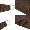Solsegel 160 g/m² brun HDPE vidaXL 3/4 x 2 m – miniatyr 7