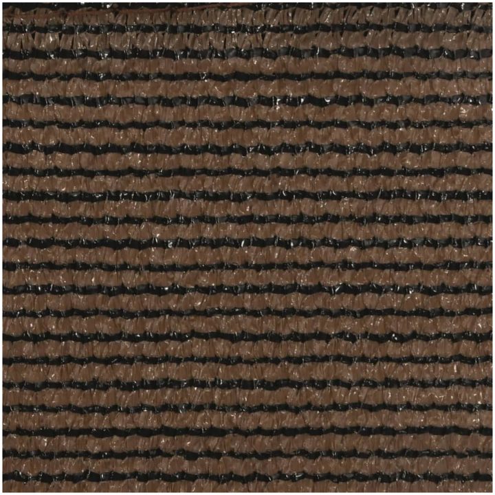 Solsegel 160 g/m² brun HDPE vidaXL 3/4 x 2 m – bild 9