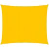 Solsegel 160 g/m² fyrkantig gul HDPE vidaXL 4 x 4 m – miniatyr 2