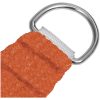 Solsegel 160 g/m² fyrkantig orange HDPE vidaXL 4 x 4 m – miniatyr 4